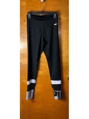 Victoria’s Secret PINK Ultimate High Waist Mesh Legging Black White Gray S Small